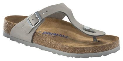 Gizeh Soft Footbed Δερμάτινα Γυναικεία Σανδάλια σε Χρώμα Regular Fit Birkenstock