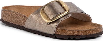 Madrid Big Buckle Birko-Flor Γυναικεία Σανδάλια σε Χρυσό Χρώμα Birkenstock