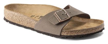 Madrid Birko-flor Δερμάτινα Γυναικεία Σανδάλια σε Χρώμα Narrow Fit Birkenstock