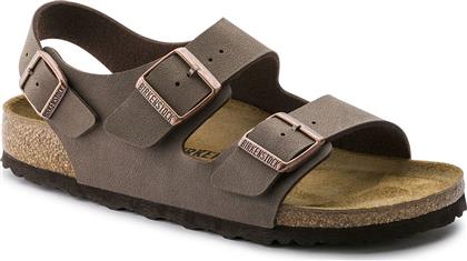 Milano Birko-Flor Nubuck Ανδρικά Σανδάλια Mocha Regular Fit Birkenstock