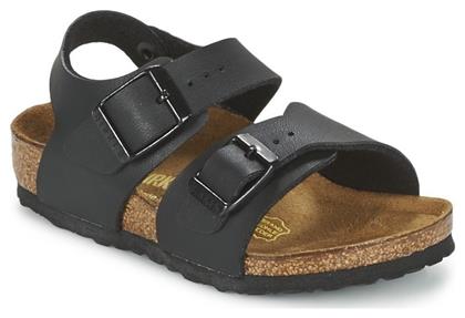 Birkenstock Παιδικά Πέδιλα New York Ανατομικά Μαύρα από το Epapoutsia