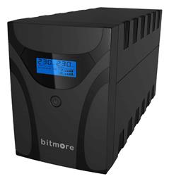 U1200LCD UPS Line-Interactive 1200VA 600W Bitmore