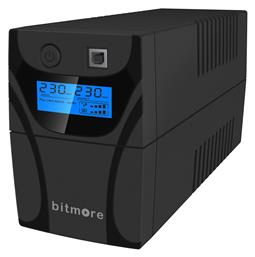 U850LCD UPS Line-Interactive 850VA 480W Bitmore