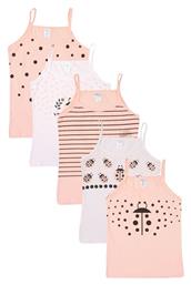 Σετ Παιδικά Φανελάκια Πολύχρωμο 5τμχ Biyo