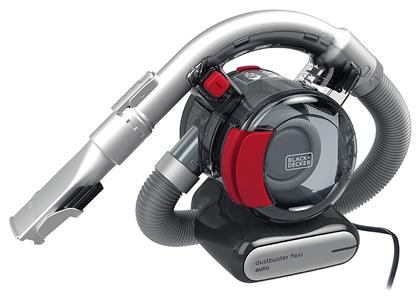 Σκουπάκι Αυτοκινήτου Στερεών με Ισχύ 12.5W & Καλώδιο Αναπτήρα 12V Γκρι Black & Decker