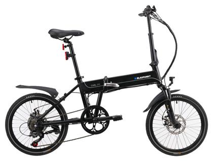 Carl 290 20'' Μαύρο Σπαστό Ηλεκτρικό Ποδήλατο Πόλης με 7 Ταχύτητες και Δισκόφρενα Blaupunkt