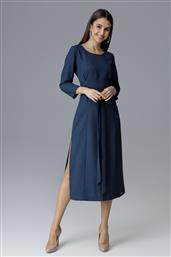 ΜΠΛΕ NANY ΚΟΜΨΟ MIDI ΦΟΡΕΜΑ - 304853 από το Style Icon Boutique