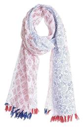 Γυναικείο Φουλάρι Λευκό Ble Resort Collection