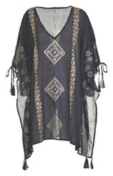 Γυναικείο Καφτάνι Παραλίας Μαύρο Ble Resort Collection