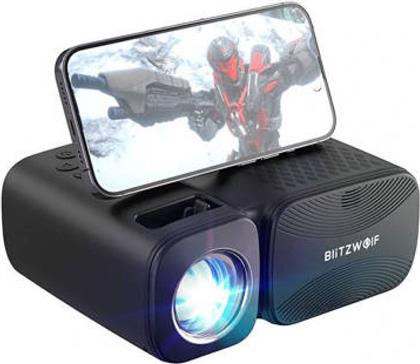 BlitzWolf BW-V3 Projector HD Λάμπας LED με Wi-Fi και Ενσωματωμένα Ηχεία Μαύρος