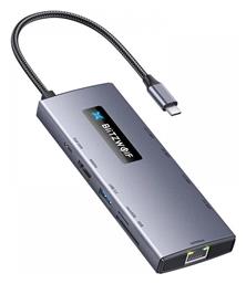 USB-C Docking Station με HDMI 4K PD Ethernet (BW-NEW TH8) BlitzWolf