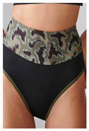 Bikini Slip Ψηλόμεσο Χακί Blu4u