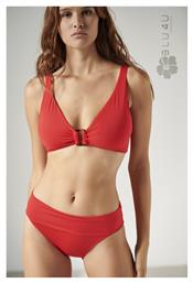 Bikini Slip Ψηλόμεσο Κόκκινο Blu4u