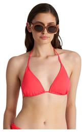 Bikini Τριγωνάκι με Ενίσχυση Φλούο Κοραλί Blu4u