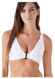 Bikini Τριγωνάκι με Ενίσχυση Λευκό Blu4u