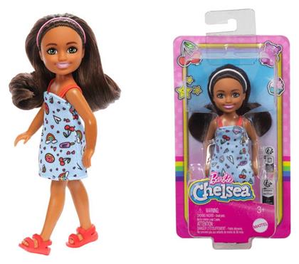 Blue Dress Headband Brown Hair Mini Κούκλα Chelsea HXM97 - 2K Games