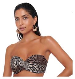 African Queen Strapless Bikini Top Καφέ Bluepoint