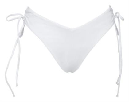 Bikini Brazil με Κορδονάκια Λευκό Bluepoint