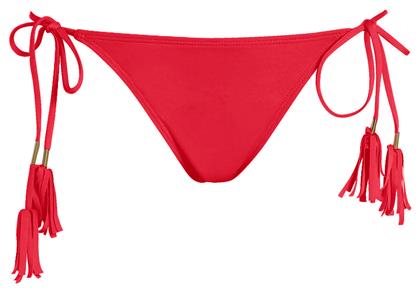 Bikini Slip Με Κορδονάκια Κόκκινο Bluepoint