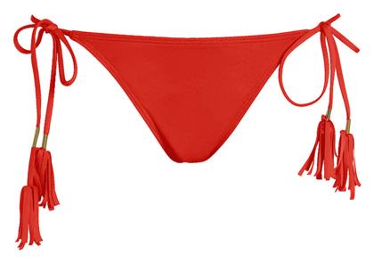Bikini Slip Με Κορδονάκια Κόκκινο Bluepoint