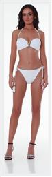 Bikini Slip με Κορδονάκια Λευκό Bluepoint