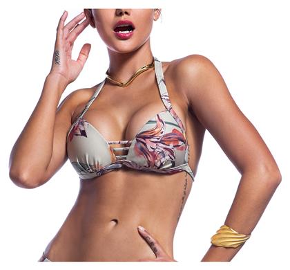 Bikini Τριγωνάκι με Ενίσχυση Floral Bluepoint