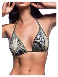 Bikini Τριγωνάκι με Ενίσχυση Floral Χακί Bluepoint