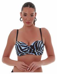 Strapless Bikini Top Blue Bluepoint