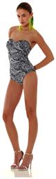 Strapless Μαγιό Τανκίνι με Ενίσχυση Bluepoint