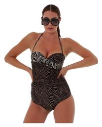 Strapless Ολόσωμο Μαγιό Animal Print Bluepoint