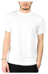 E150 Ανδρικό Διαφημιστικό T-shirt Κοντομάνικο σε Λευκό Χρώμα B&C