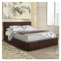 Bobbi Διπλό με Αποθηκευτικό Χώρο για Στρώμα 150x200cm Καφέ - HomeMarkt