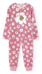 Παιδική Πιτζάμα Χειμωνιάτικη Βαμβακερή Pink Boboli