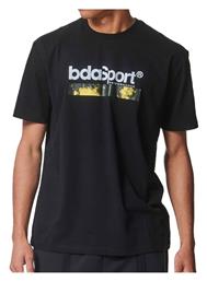 Ανδρικό T-shirt Κοντομάνικο Μαύρο Body Action