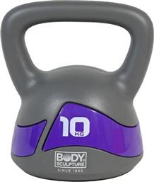 BW-117 Kettlebell από PVC 10kg Γκρι Body Sculpture
