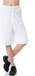 BodyTalk Γυναικεία Αθλητική Βερμούδα σε Λευκό χρώμα 1191-901704 από το Athletix