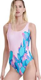BodyTalk 1201-908347 Ολόσωμο Μαγιό με Ανοιχτή Πλάτη Floral Brik από το Bodytalk