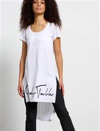 BodyTalk Καλοκαιρινό Mini T-shirt Φόρεμα Λευκό