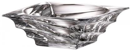 Casablanca Διακοσμητικό Μπωλ Κρυστάλλινο Διάφανο 28x28cm Bohemia