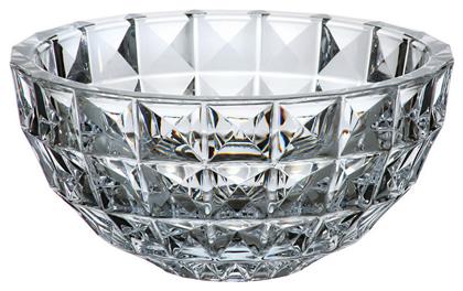 Διακοσμητικό Μπωλ Κρυστάλλινο Diamond 28x28x13.9cm Bohemia