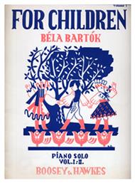 Bela Bartok For Children I Παιδική Παρτιτούρα για Πιάνο Boosey & Hawkes