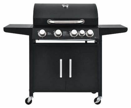 BBQ4100 Υγραερίου 4 Εστιών 17.1kW με Πλαϊνό Μάτι Bormann