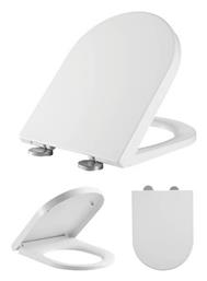 BTW1010 Καπάκι Λεκάνης Soft Close από Βακελίτη 46.5x36cm Λευκό Bormann