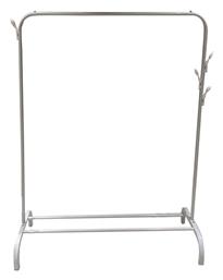 Κρεμάστρα Δαπέδου από Μέταλλο Λευκή 110x40x150cm Bormann