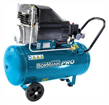 Pro BAT5030 Μονοφασικό Κομπρεσέρ Αέρος με Ισχύ 2.5hp και Αεροφυλάκιο 50lt Bormann
