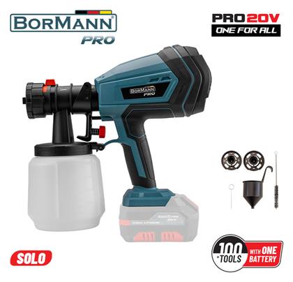 Pro BBP3620 Ηλεκτρικό Πιστόλι Βαφής 20V 0.65lt Bormann