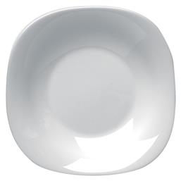 Parma Πιάτο Βαθύ Τετράγωνο Γυάλινο Λευκό 23x23cm Bormioli Rocco