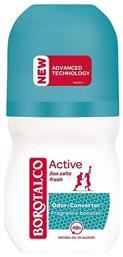Active Sea Salts Fresh Αποσμητικό 48h σε Roll-On Χωρίς Αλουμίνιο 50ml Borotalco