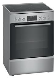 Ελεύθερη με Κεραμικές Εστίες Inox HKS79U250 Bosch