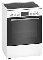 Ελεύθερη με Κεραμικές Εστίες Λευκή HKR390020 Bosch